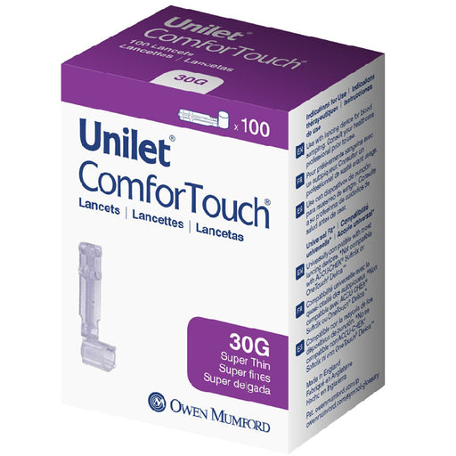 Unilet Comfor Touch Super Thin Lancets 30 Gauge