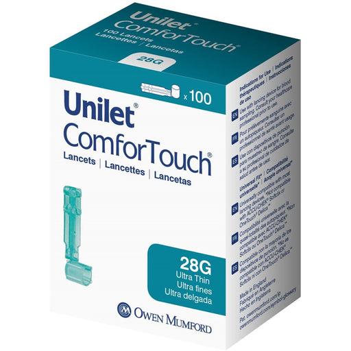Unilet ComforTouch Lancets Super Thin 28 Gauge