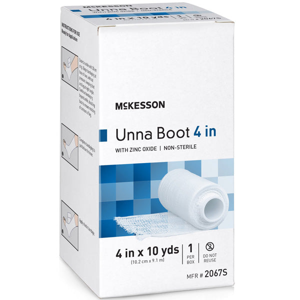 Unna Boot Bandage with Zinc Oxide 4 inch x 10 Yards — Mountainside