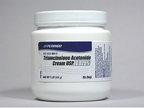 Triamcinolone Acetonide Cream 0.25% Jar, 1 Pound - Padagis