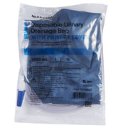 Package Urinary Drainage Bag with Privacy Cover by McKesson