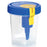 Urine Specimen Container with Integrated Transfer Device with Screw Cap, Patient Info Panel, Sterile 4 oz
