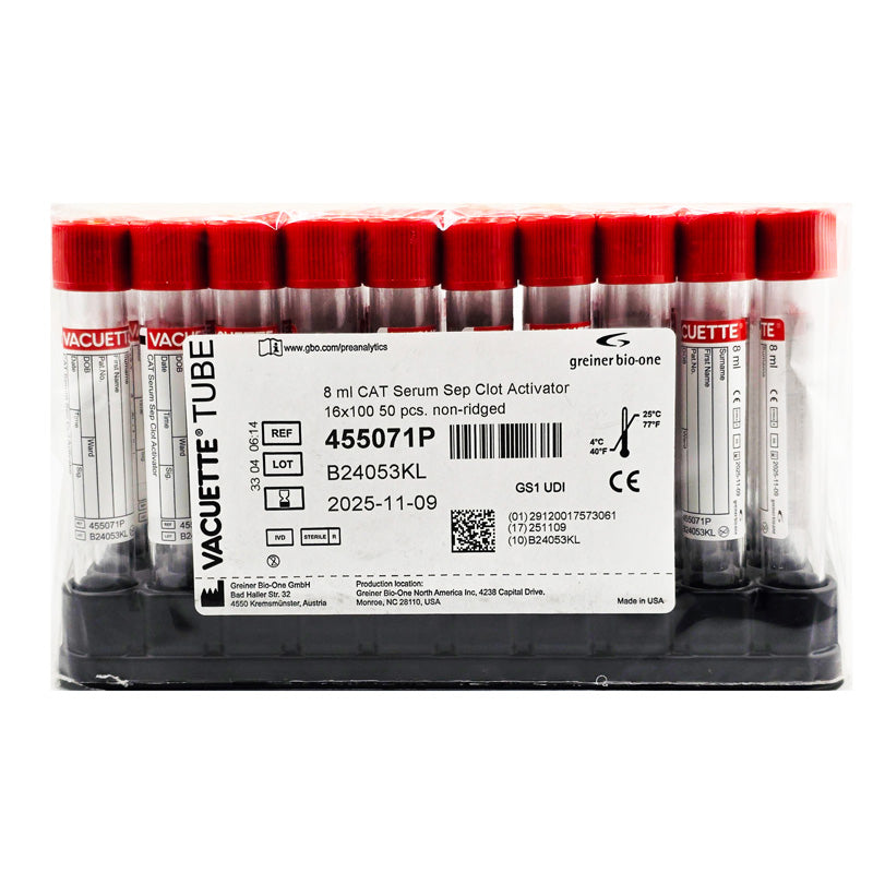 Vacuette Z Serum Sep Clot Activator Venous Blood Collection Tube