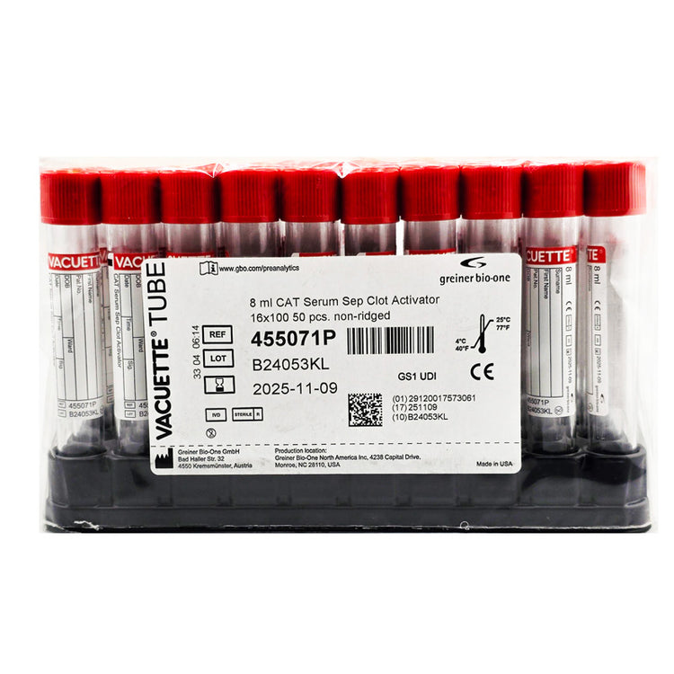 Vacuette Z Serum Sep Clot Activator Venous Blood Collection Tube Clot ...