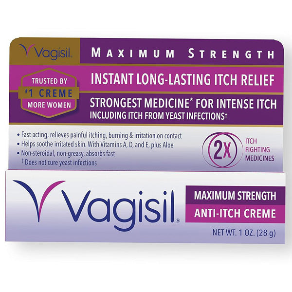 Vagisil Maximum Strength Anti-Itch Creme 1 oz Each Vagisil Maximum Strength Anti-Itch Creme 1 oz Each