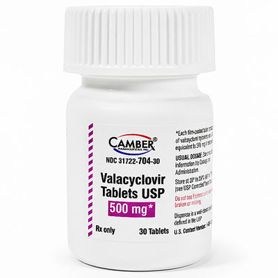 Valacyclovir 500mg Tablets Antiviral Medication (Generic Valtrex)