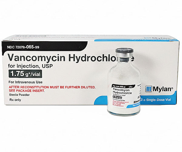Vancomycin Hydrochloride Injection 1.75 gram, 50 mL — Mountainside Medical