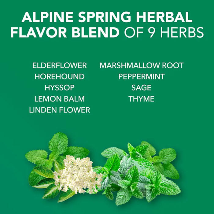 Vicks Herbal Cough Drops, Alpine Spring Herbal Blend 50 Count
