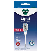 Vicks Digital Thermometer with Fever Alert by Kaz in box