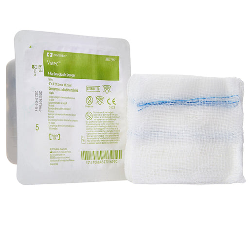 Visitec Gauze Sponge X-Ray Detectable 4 x 4 Inch 16-Ply