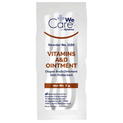 Vitamin A and D Ointment Packets 5 gram: Skin protectant, supports healing, soothing chapped skin, ideal for first aid kits.