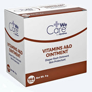Vitamin A and D Ointment Packets 5 gram: Skin protectant, supports healing, soothes chapped skin, ideal for first aid kits.