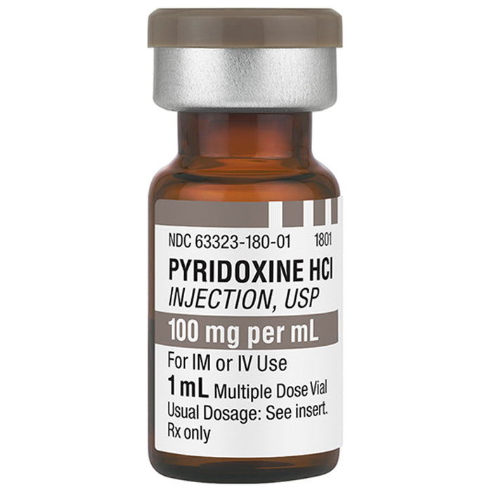 B6 Injection Vitamin B6 Pyridoxine for Injection 100mg per mL Multi-dose Vials 1 mL ...