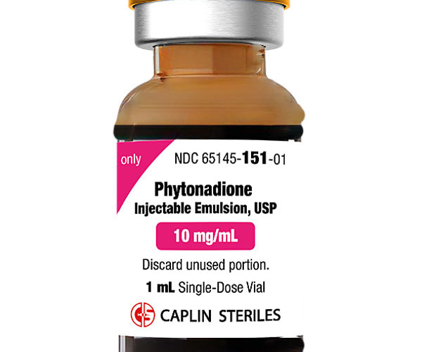 Vitamin K Injection Shot Phytonadione Injectable Emulsion 10 mg ...