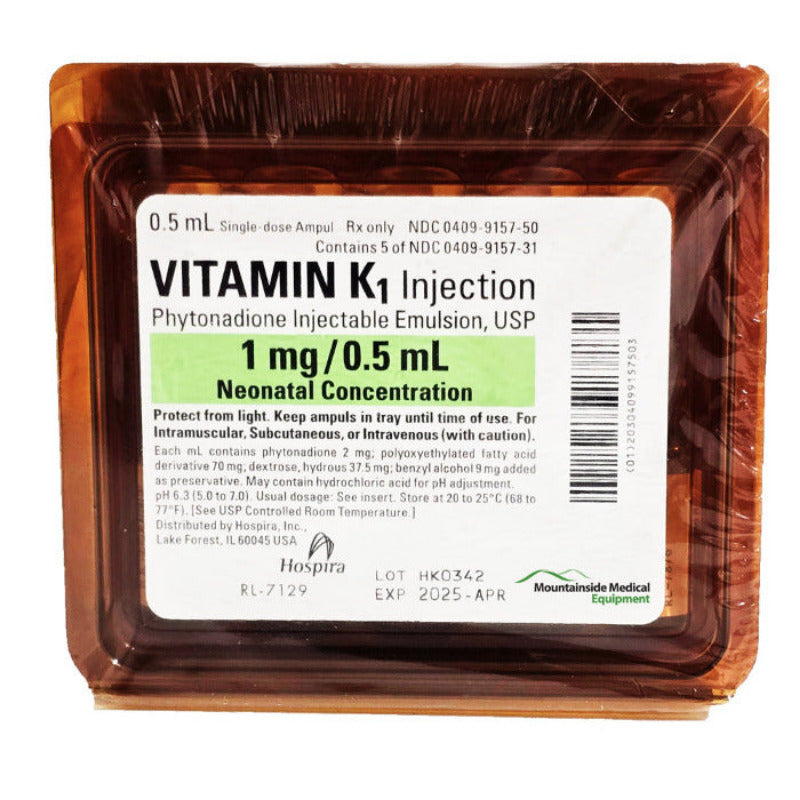 Vitamin K1 Injection: Essential for rapid blood clotting, prevents excessive bleeding in surgery.