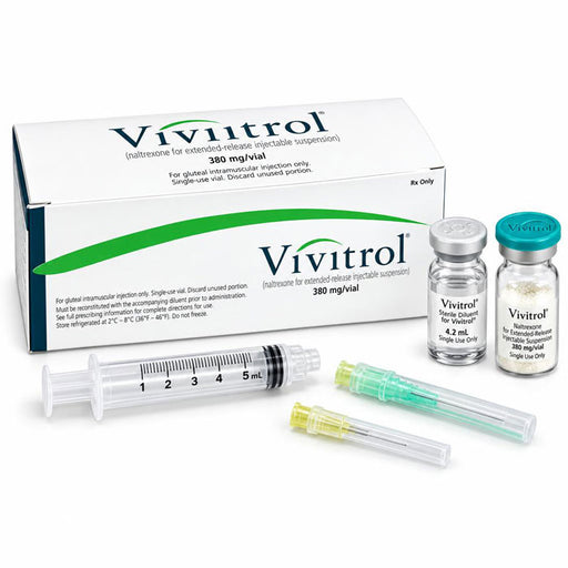 Vivitrol Naltrexone injectable Suspension Extended-Release 380 mg