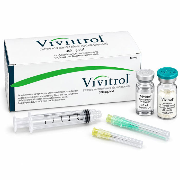 Vivitrol Naltrexone injectable Suspension Extended-Release 380 mg