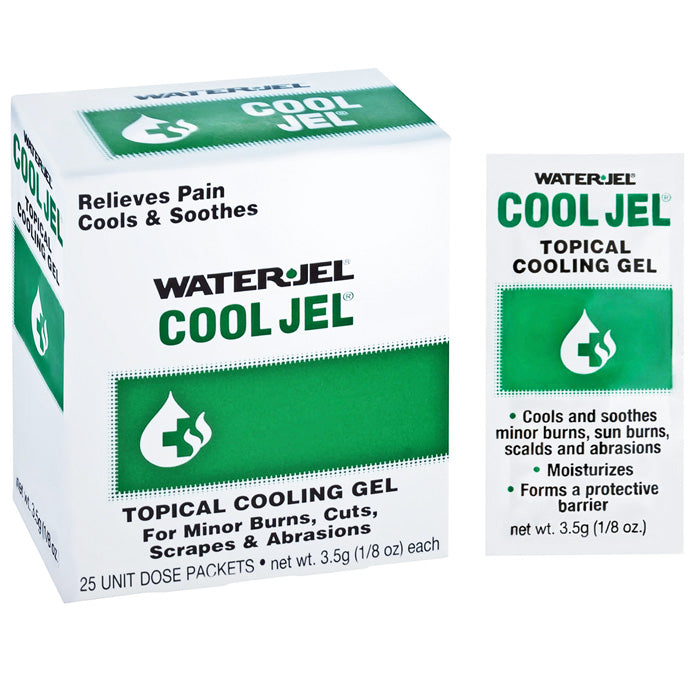 Water Jel Burn Relief Cool Jel Topical Gel Unit Dose Packets