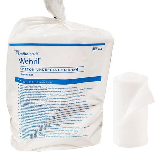 Webril Undercast Padding 4" Rolls #3175