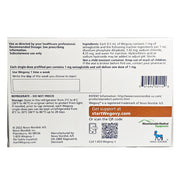 Wegovy Semaglutide Injection 1 mg Back of the Box