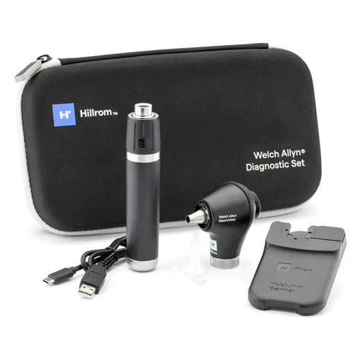 Welch Allyn 3.5V Diagnostic Set with MacroView Plus LED Otoscope for iExaminer