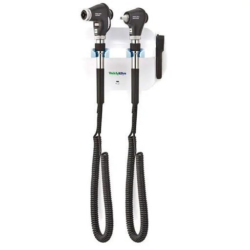 Welch Allyn Green Series 777 Wall Transformer with PanOptic Plus LED Ophthalmoscope, MacroView Plus LED Otoscope
