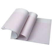 Welch Allyn Recording Chart Paper Z-Fold Red Grid, 8.5 x 11" 200 Sheets