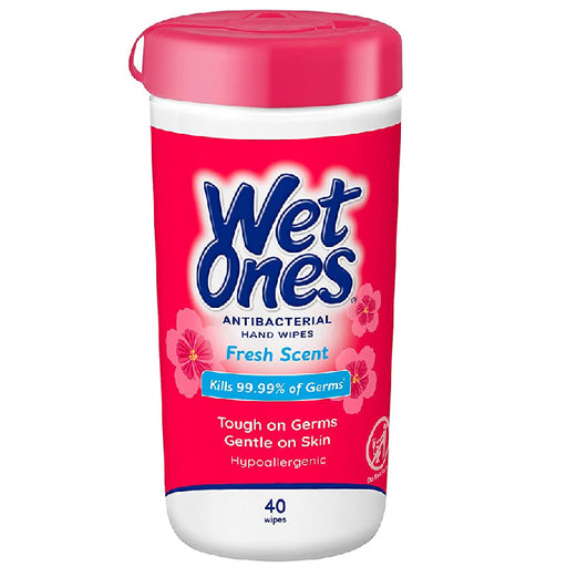 Edgewell Personal Care Brands Wet Ones Anti-Bacterial Personal Cleansing Wipes Fresh Scent 40 Count | Mountainside Medical Equipment 1-888-687-4334 to Buy