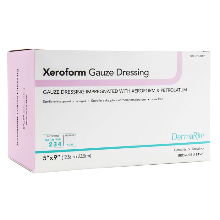 Xeroform Petrolatum Dressings 5 inch x 9 inch Sterile 50/bx — Mountainside  Medical