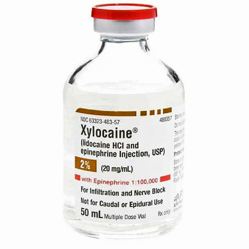 Buy Fresenius Kabi Xylocaine 2% (Lidocaine HCl Injection) wIth Epinephrine 1:00,000 Multiple-Dose Vial 50 mL x 25/Tray  online at Mountainside Medical Equipment