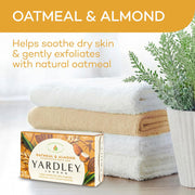 Yardley Oatmeal and Almond Bar Soap Features
