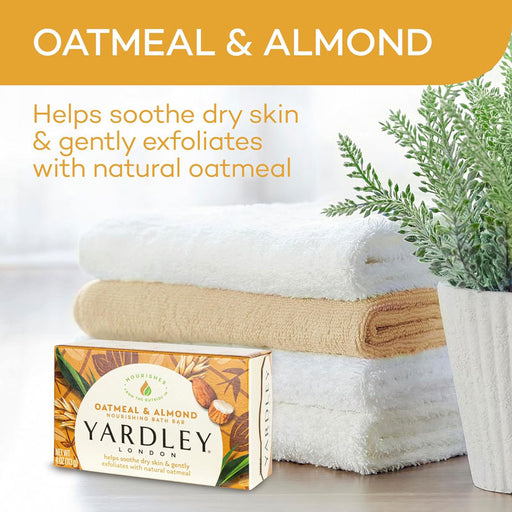 Yardley Oatmeal and Almond Bar Soap Features