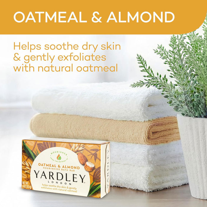 Yardley Oatmeal and Almond Bar Soap Features