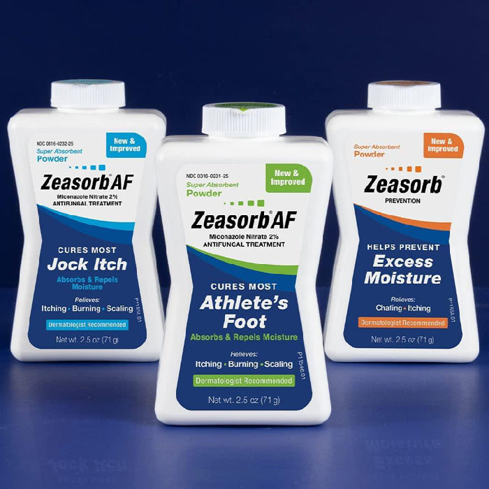 Zoosorb Zeasorb Powder Athlete's Foot Antifungal Treatment — Mountainside Medical