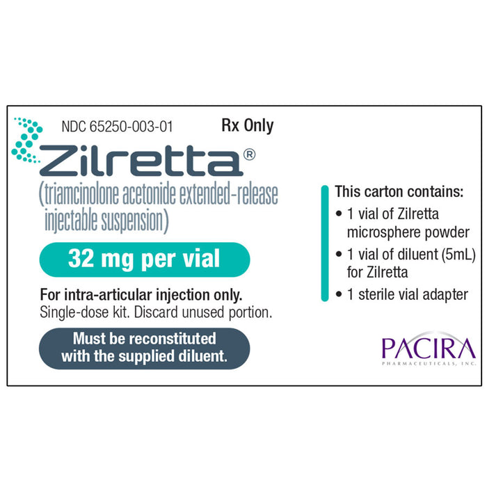 Zilretta Triamcinolone Acetonide Injection Kit (Extended-Release) 32 mg