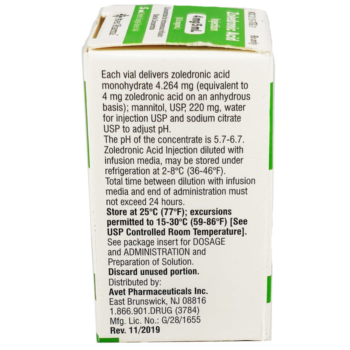 Zoledronic Acid Injection: Osteoporosis and Bone Health — Mountainside ...