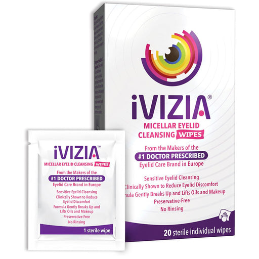 ivizia Eyelid Cleansing Wipes for Senstive Eyes