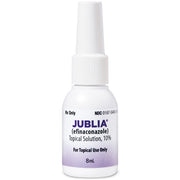 Jublia (efinaconazole) Topical Solution 10%, effective antifungal treatment for toenail infections, enhancing nail health.