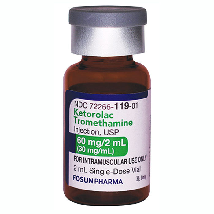 Ketorolac Tromethamine Injection 30 mg Fosun Pharma 25/Pack 