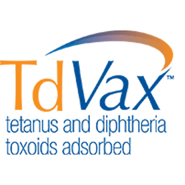 TD Vaccine | TdVax Vaccine for Tetanus and Diphtheria Immunization, Single-Dose 0.5 mL x10/Box **Refrigerated Item