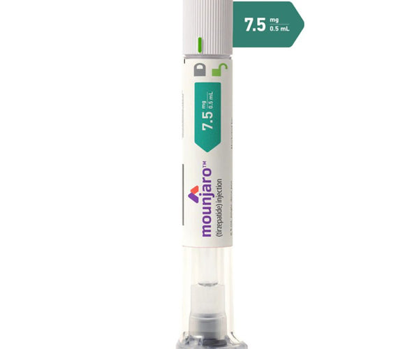 Mounjaro (Tirzepatide) Injection 7.5 mg/0.5 mL Prefilled Syringes (4-Pack)  **Refrigeration Required (RX)
