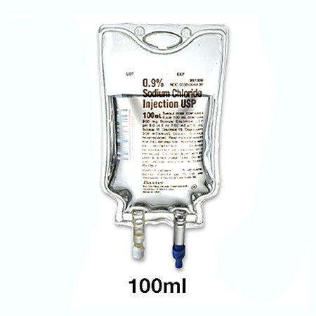 Sodium Chloride 0.9% IV Bag Saline Solution 100 mL Baxter Mountainside Medical Sodium Chloride 0.9% IV Bag Saline Solution 100 mL Baxter Mountainside Medical