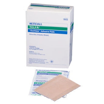 Buy Covidien /Kendall Telfa  Adhesive Dressing 3 inch x 4 inch, each or box  online at Mountainside Medical Equipment