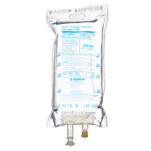 IV Bags | Sodium Chloride 0.9% IV Solution 1000 mL Bag, 12/case  -  ICU Medical   (Rx)