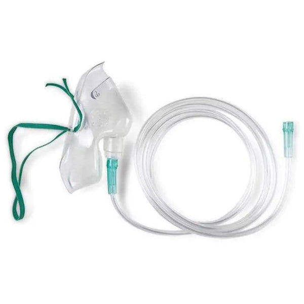 Oxygen Mask, Adult with 7 foot Tubing for efficient respiratory support and enhanced patient care.