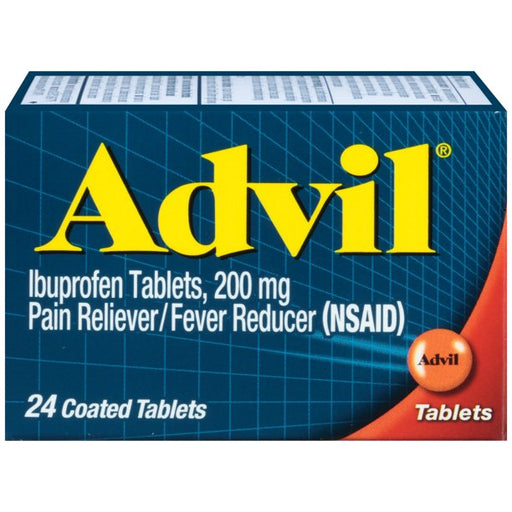 Buy Pfizer Advil Film Coated Tablets, 200mg 24 ct  online at Mountainside Medical Equipment
