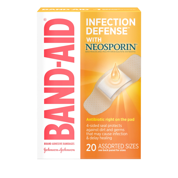 Buy Johnson and Johnson Consumer Inc Band-Aid Infection Defense  Assorted Size Adhesive Bandages 20 ct  online at Mountainside Medical Equipment