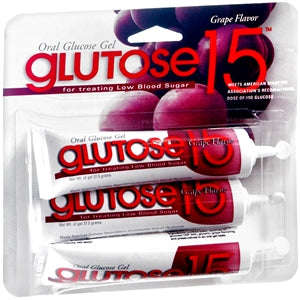 Buy Padagis US Glutose 15, Oral Glucose Gel, Grape  online at Mountainside Medical Equipment