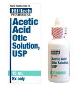 Buy Rising Pharmaceuticals Acetic Acid 2% Non Aqueous Aluminum Acetate Otic Solution for Ear Infections  (Rx)  online at Mountainside Medical Equipment