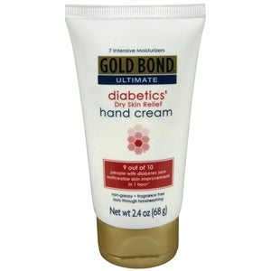 Chattem Gold Bond Ultimate Diabetics' Dry Skin Relief Hand Cream 2.4 oz | Mountainside Medical Equipment 1-888-687-4334 to Buy